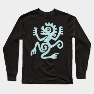 Nazca Lines Monkey Long Sleeve T-Shirt